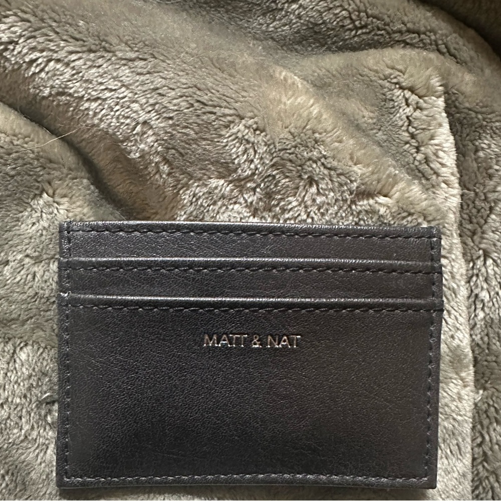 Matt & Nat Charcoal Card Holder